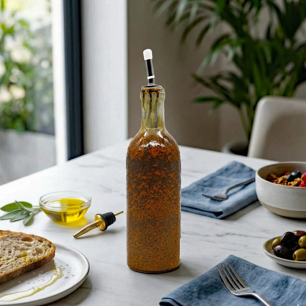 Karaffe für Öl aus Steingut „Poterie“