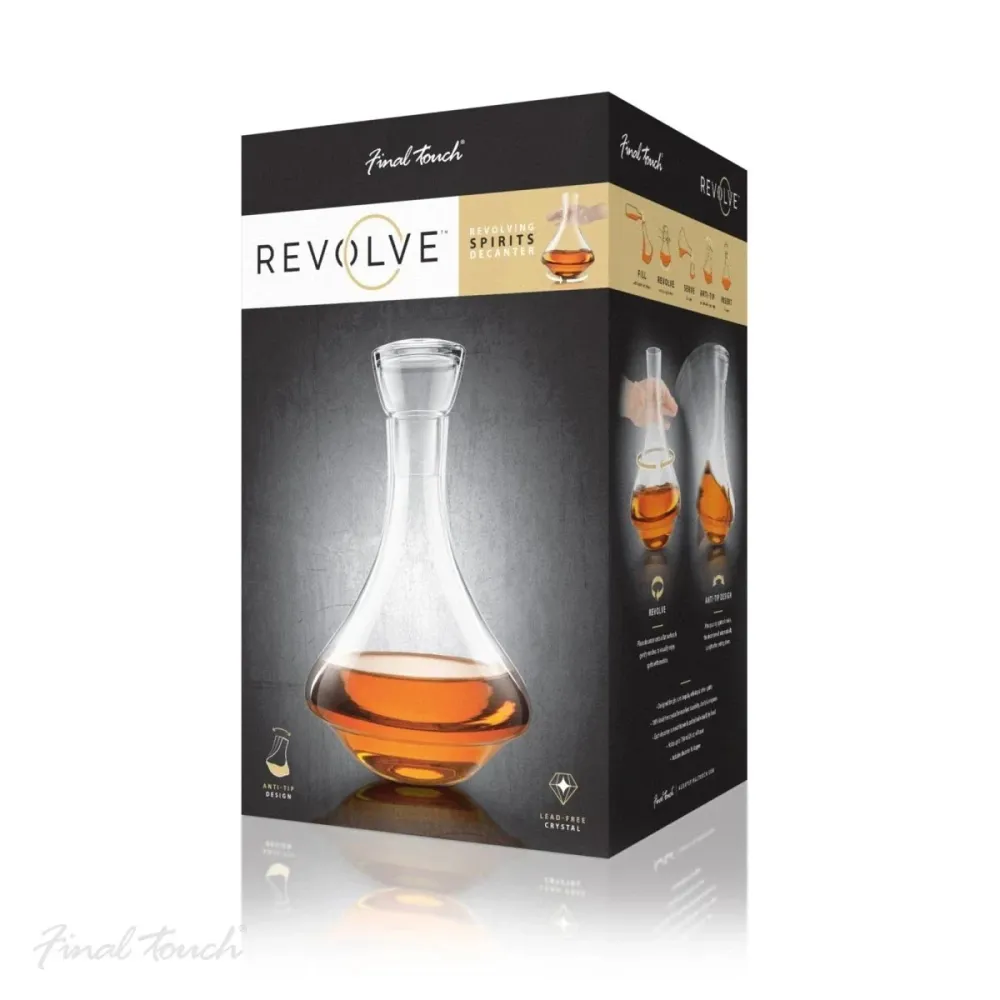 Karaffe Drehbar - 750ml - Bleifreies Kristall - Final Touch