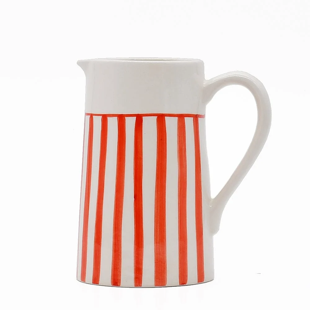 Karaffe gestreift „Costa Nova Mar“ – Rot