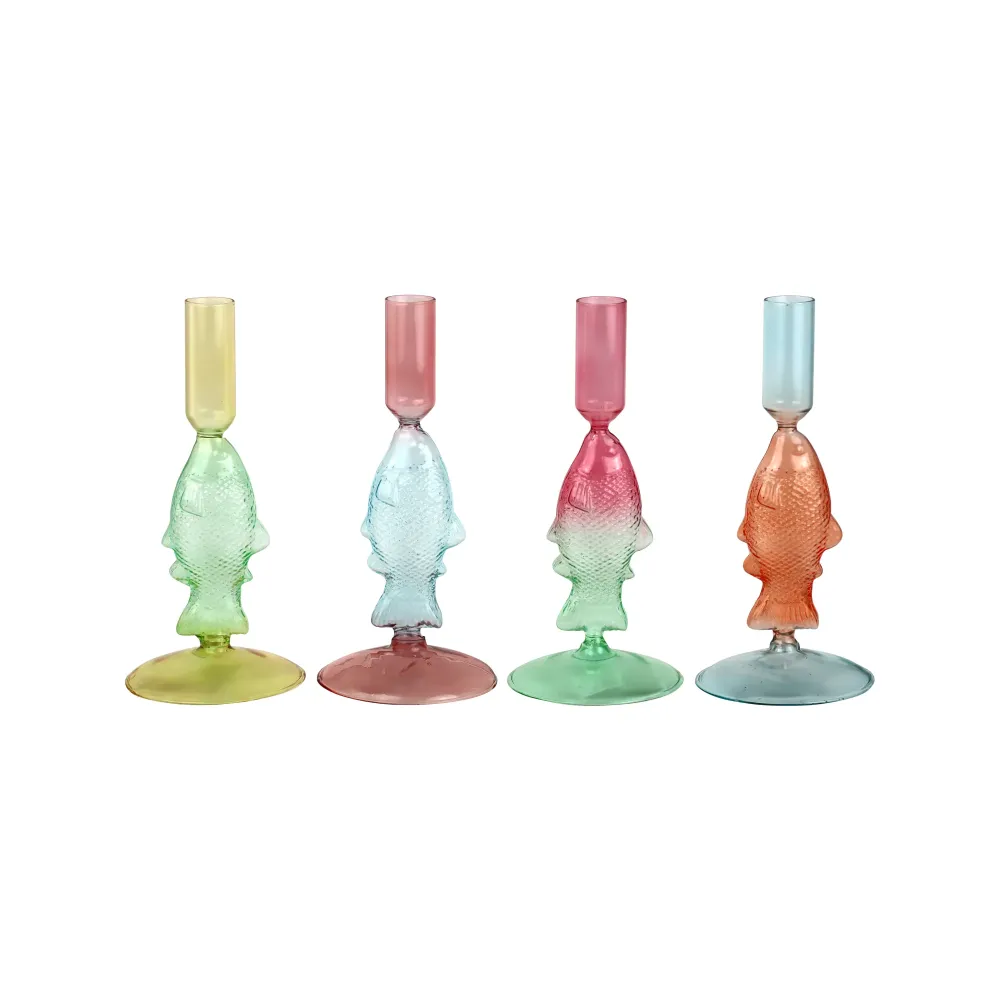 Kerzenleuchter Fish & Fizz im 4er Set