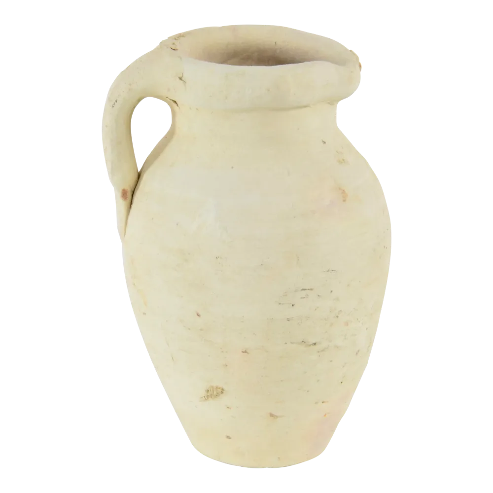 Krug aus tunesischer Keramik, 17 cm