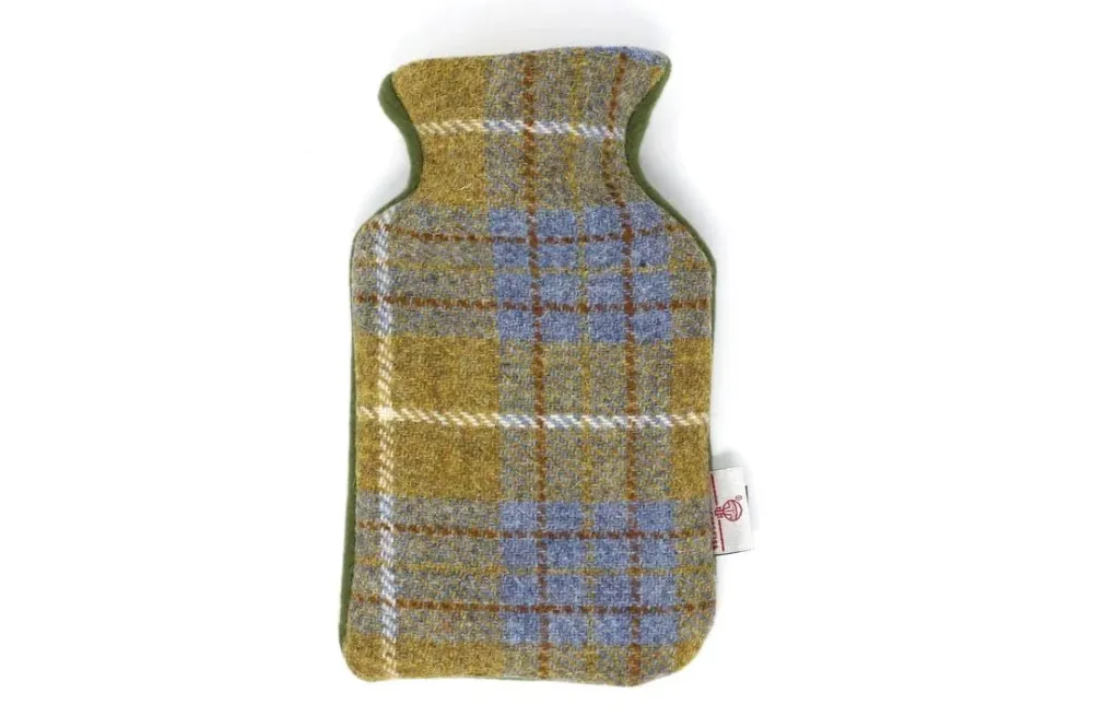 Krug Senf Blau - 500 ml - Harris Tweed - Handgefertigt Schottland - Caroline Wolfe Murray