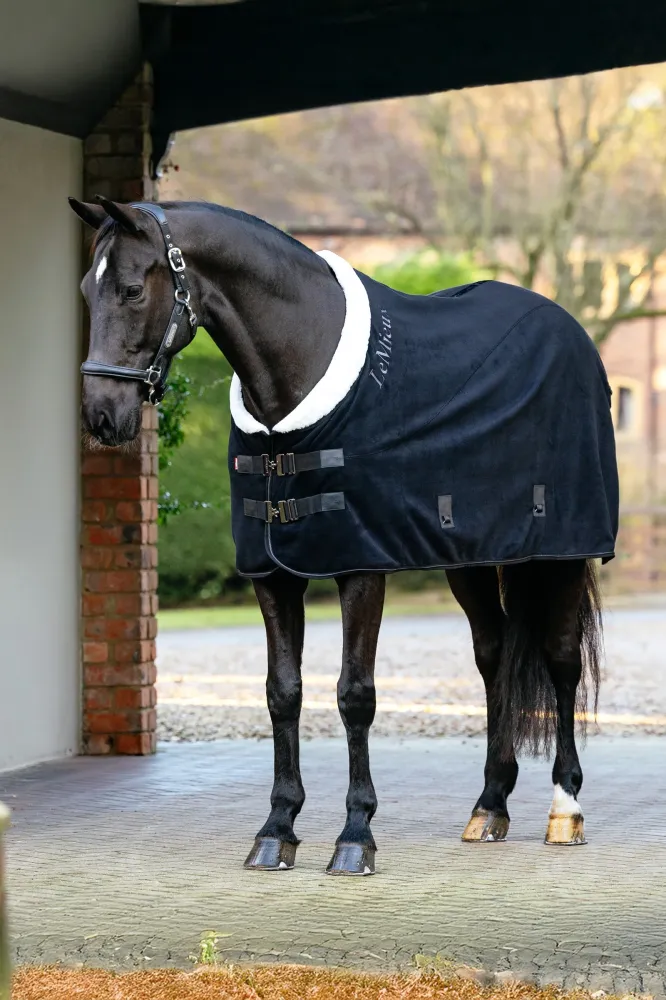 Kudos Luxe Fleece-Decke Black 140