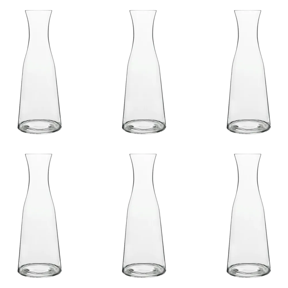 Luigi Bormioli Atelier Karaffe 1 Liter – 6 Stück