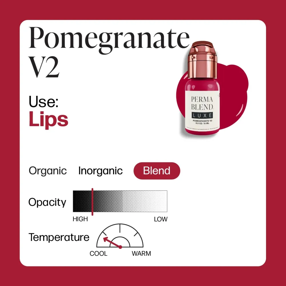 Perma Blend Luxe PMU Ink - Granatapfel V2 15ml