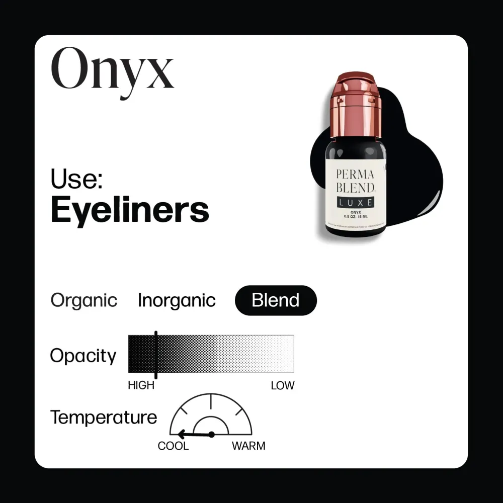 Perma Blend Luxe PMU Ink - Onyx 15ml