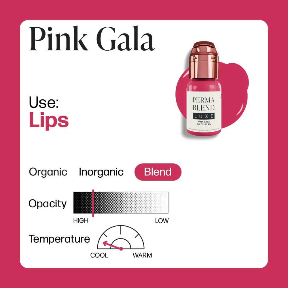 Perma Blend Luxe PMU Ink - Pink Gala 15ml