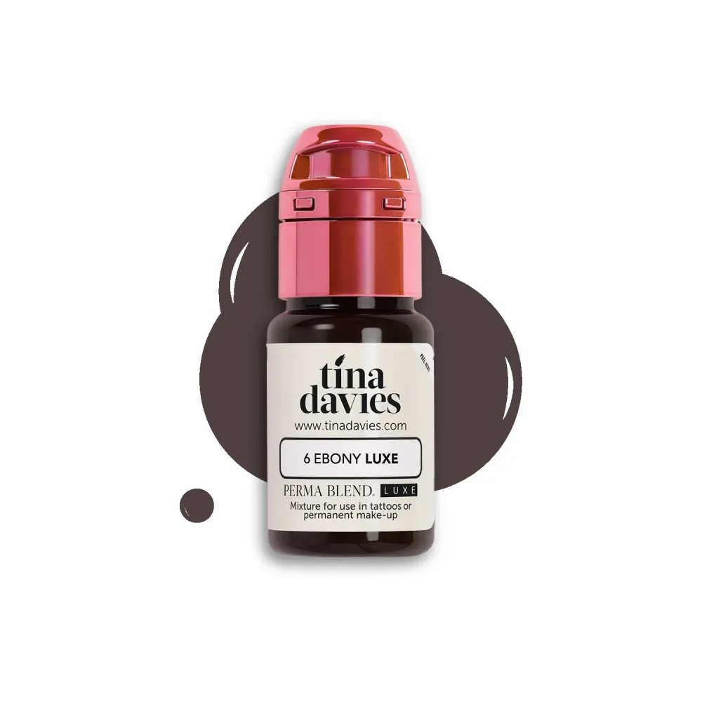 Perma Blend Luxe PMU Ink - Tina Davies Ebony LUXE 15ml