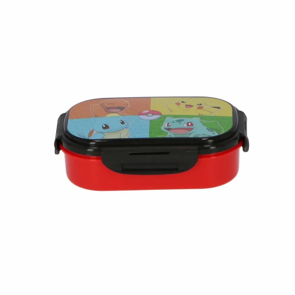 Pokemon Lunchbox mit Besteck Brotbox Vielseitige Pausenbox