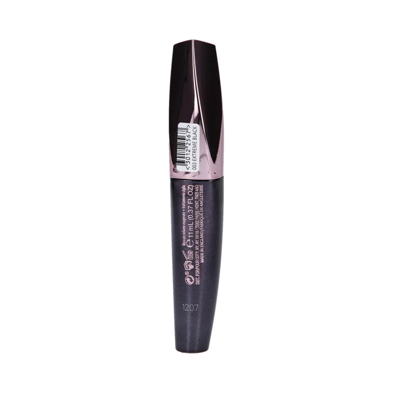 RIMMEL WONDER LUXE VOLUME Nährende Extreme Black Mascara 12ml