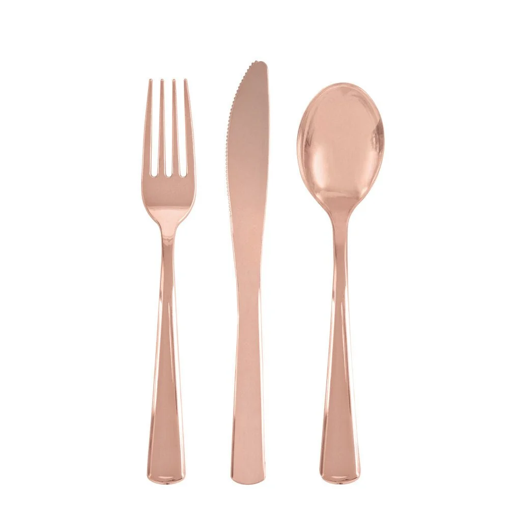 Rose Gold Besteck 19,7cm 18 Stück