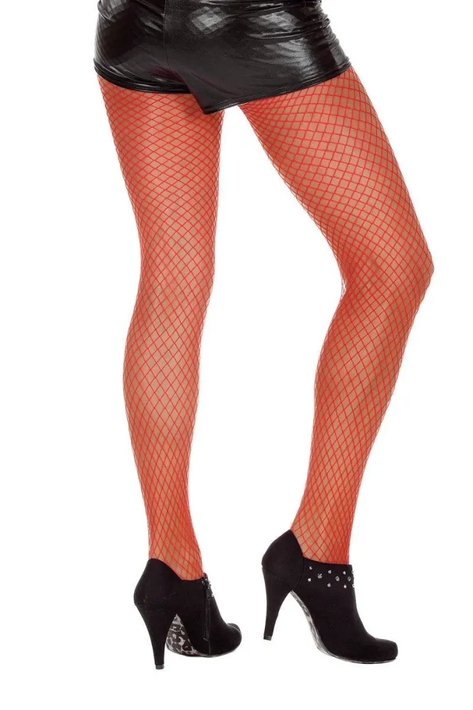 Rote Strumpfhose Luxe Fine