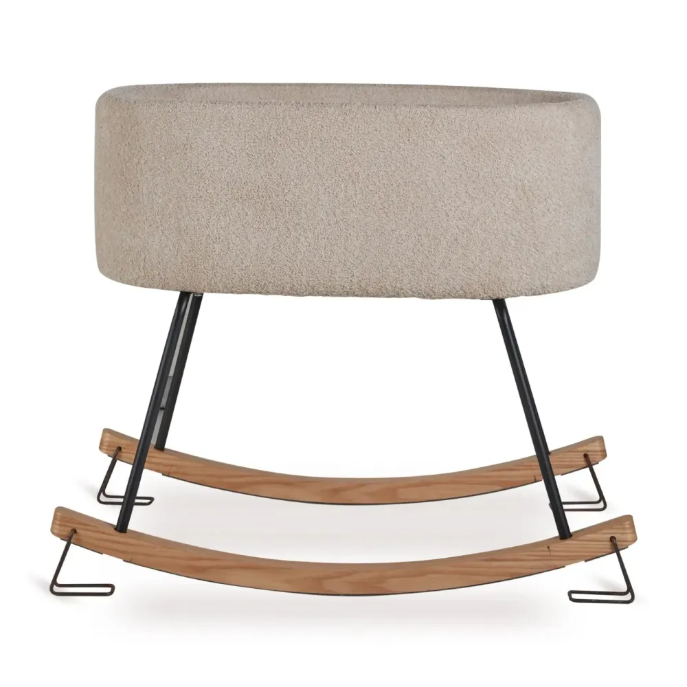 Schaukelbett Wiege De Luxe - Boucle Sheep