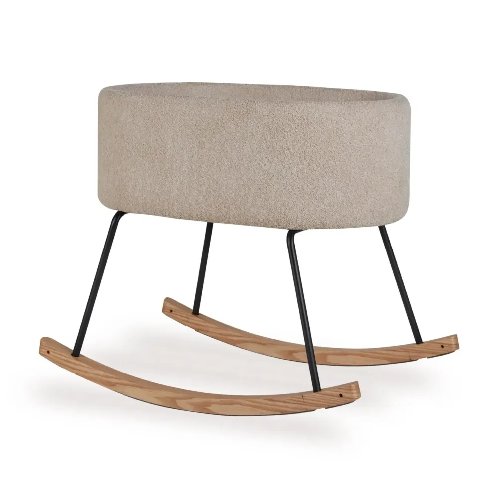 Schaukelbett Wiege De Luxe - Boucle Sheep