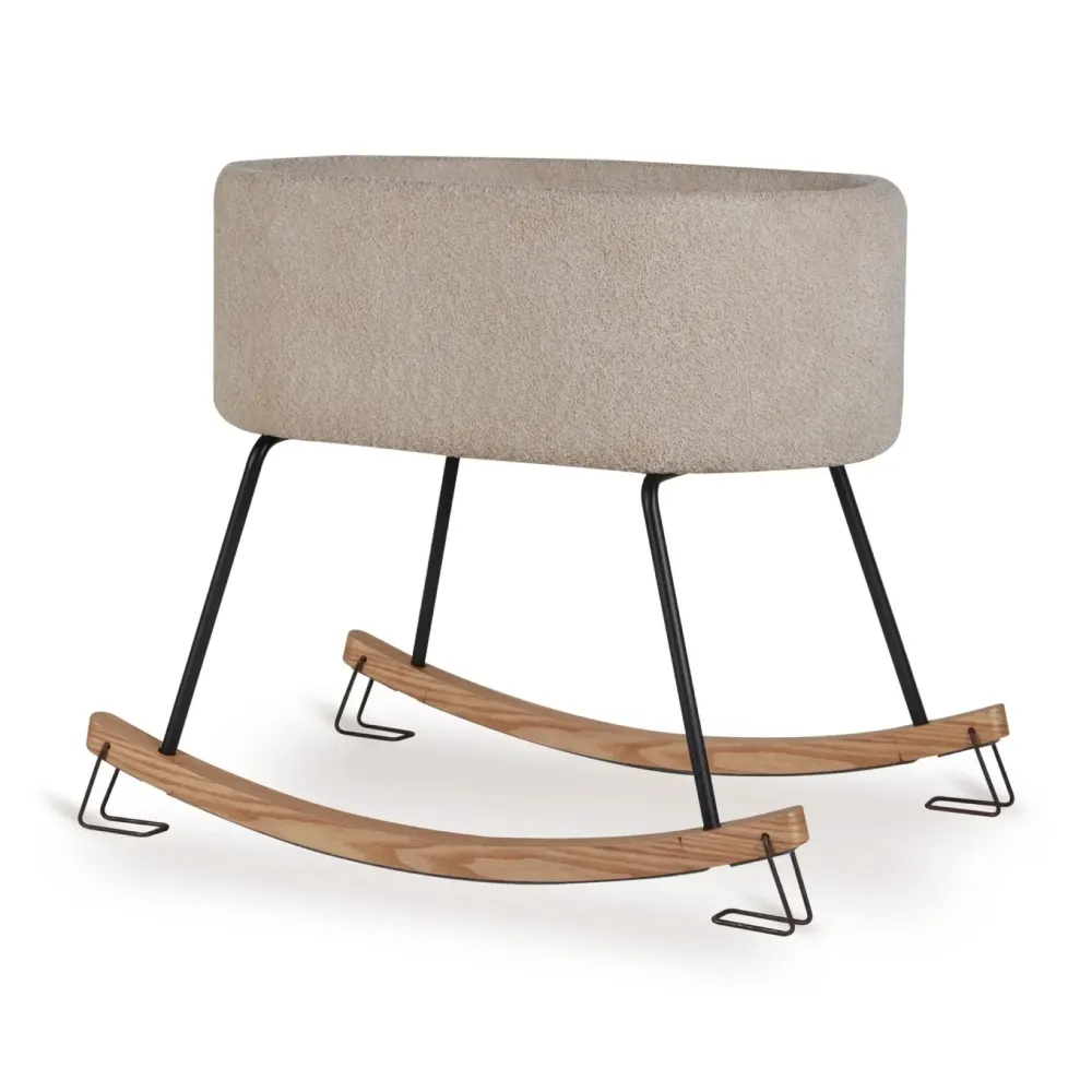 Schaukelbett Wiege De Luxe - Boucle Sheep