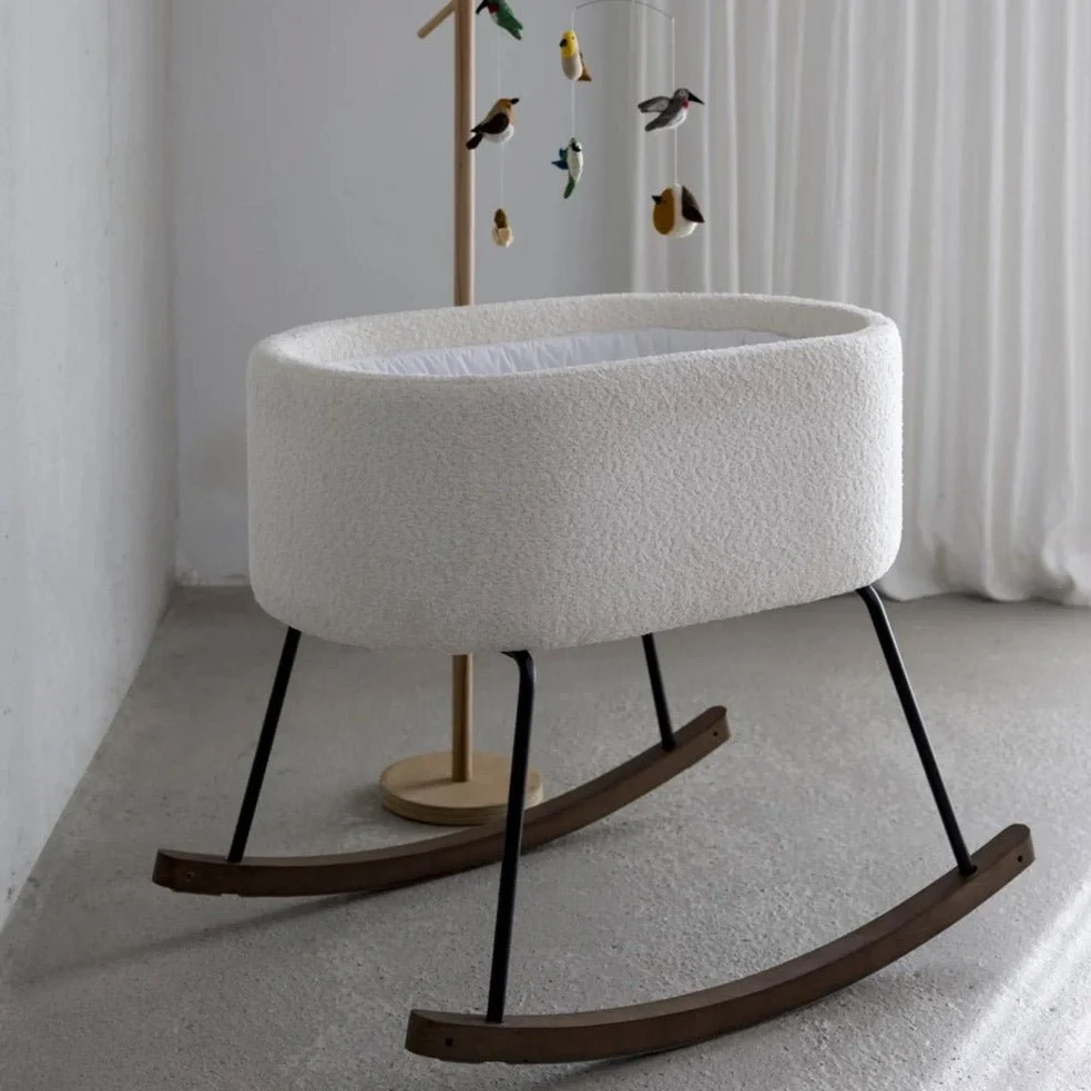 Schaukelbett Wiege De Luxe - Cream