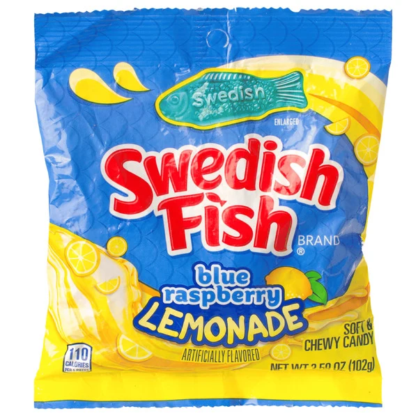 Swedish Fish Blue Raspberry Lemonade 102 g