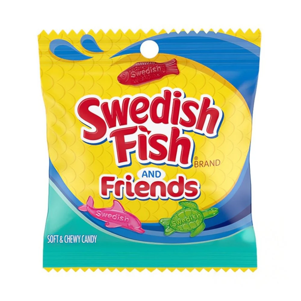 Swedish Fish, Fruchtbonbons mit saurem Geschmack, 144g