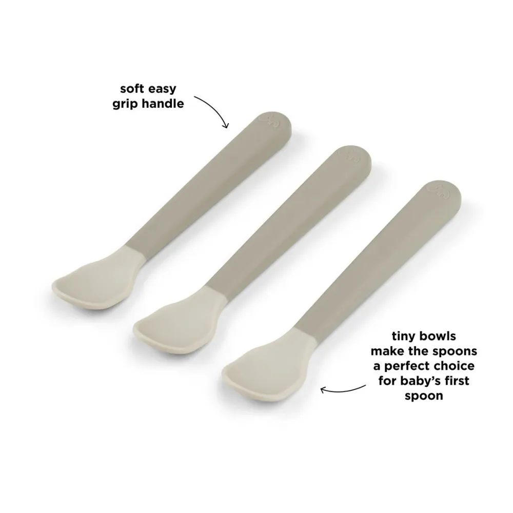 Done Deer Baby-Besteck-Set Sand 3tlg