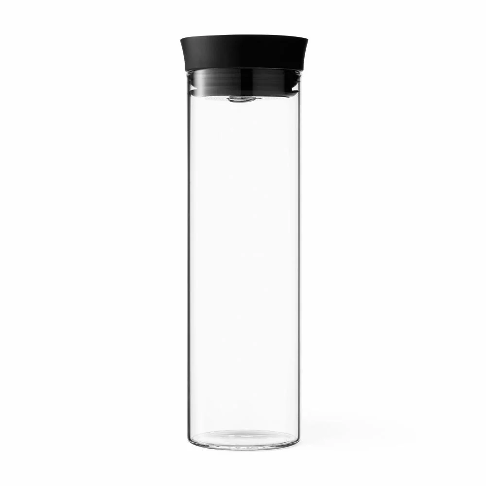 VIVA Minima Glaskaraffe mit Filter für Cold Brew Tee, Karaffe, Teekanne, Kanne, Borosilikatglas, 1 L, V76901