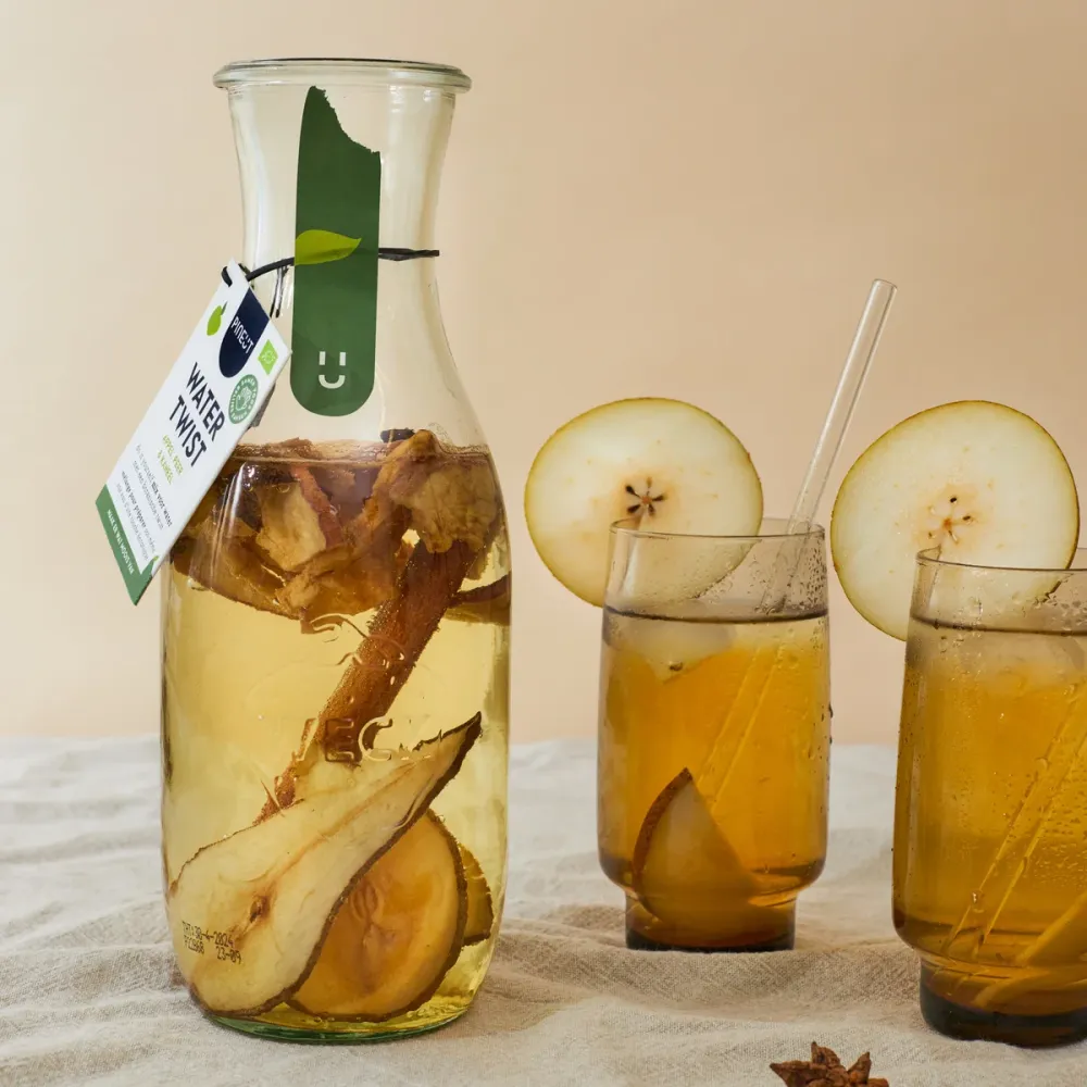 Watertwist | Karaffe | Apfel, Birne & Zimt Bio