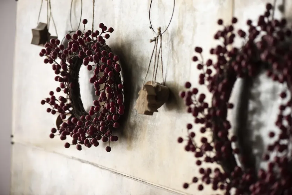 Kranz, rote Beeren, klein