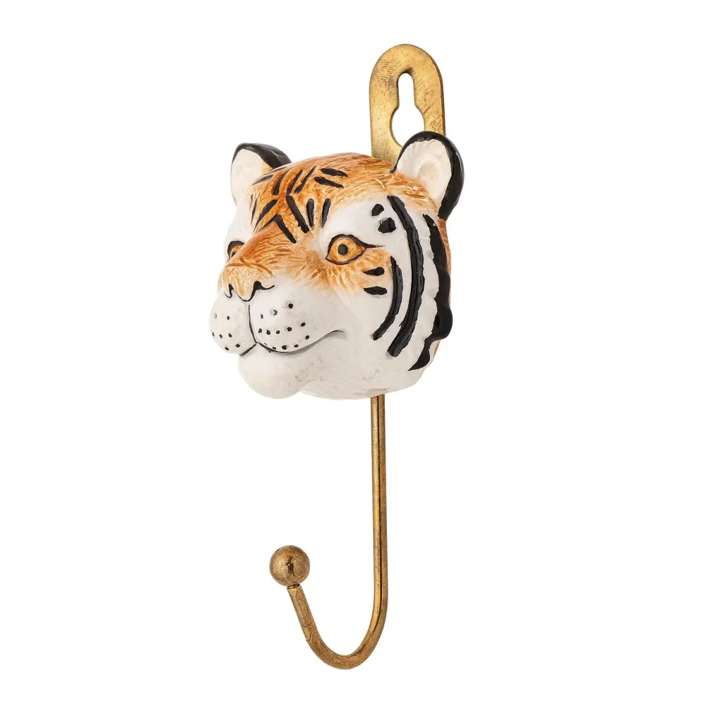 Bloomingville Mini Wandhaken Nasenhaken Orange Keramik