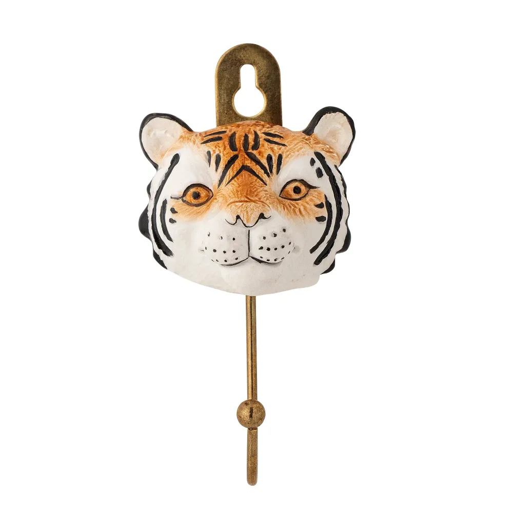 Bloomingville Mini Wandhaken Nasenhaken Orange Keramik
