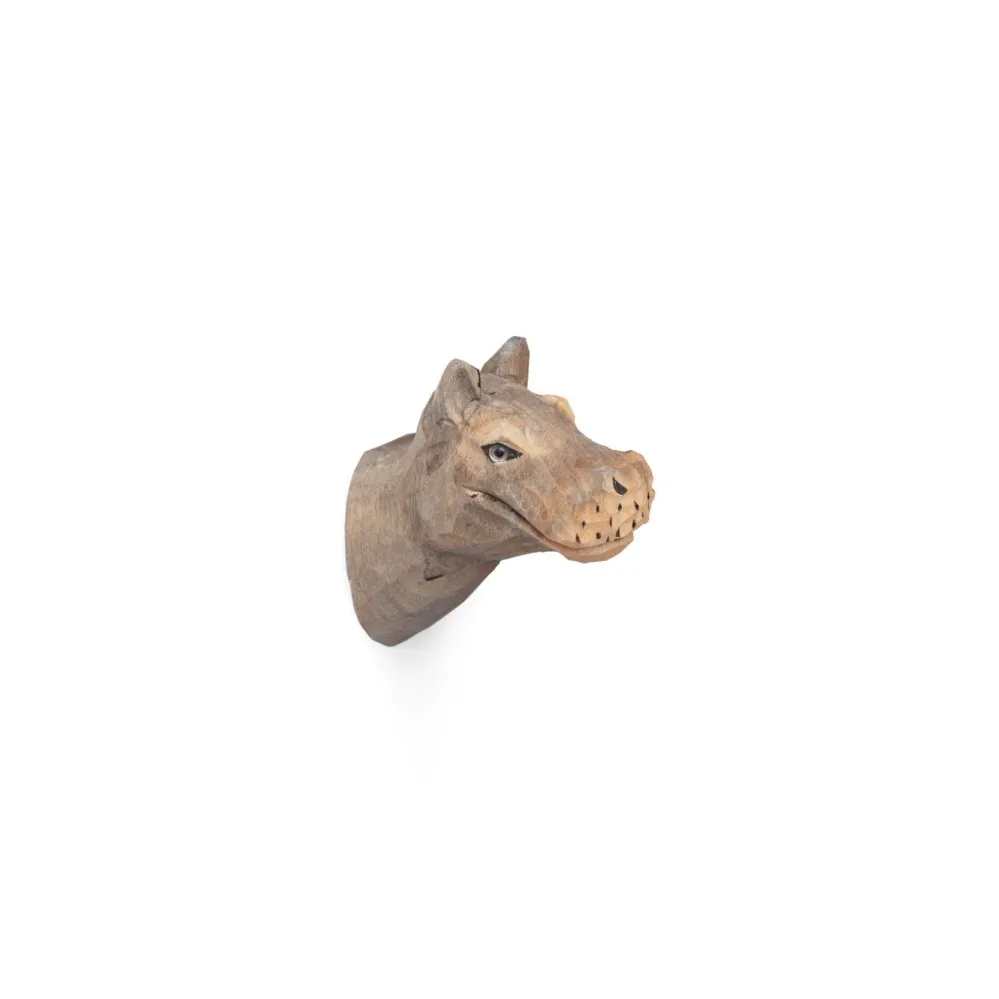 Ferm Living Wandhaken Safari Nilpferd Grau