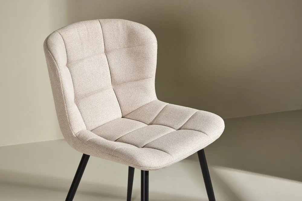 2er-Set Esszimmerstühle Lily - Beige