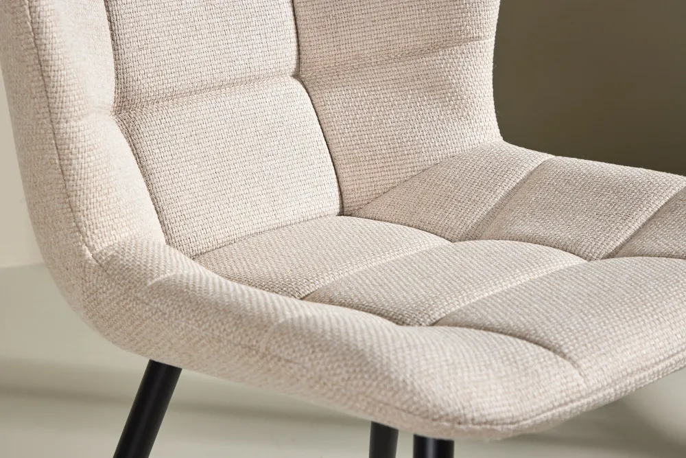 2er-Set Esszimmerstühle Lily - Beige