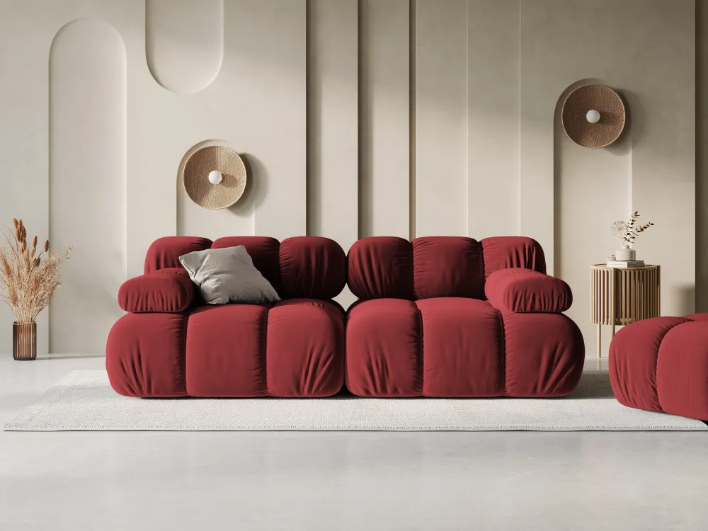 2-Sitzer-Samtsofa Ruby Tropea