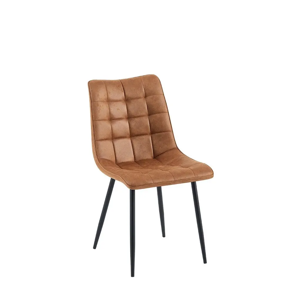 4er-Set Esszimmerstühle Lucille - Cognac
