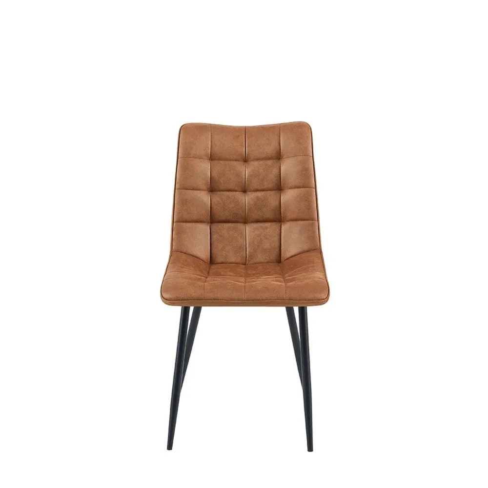 4er-Set Esszimmerstühle Lucille - Cognac