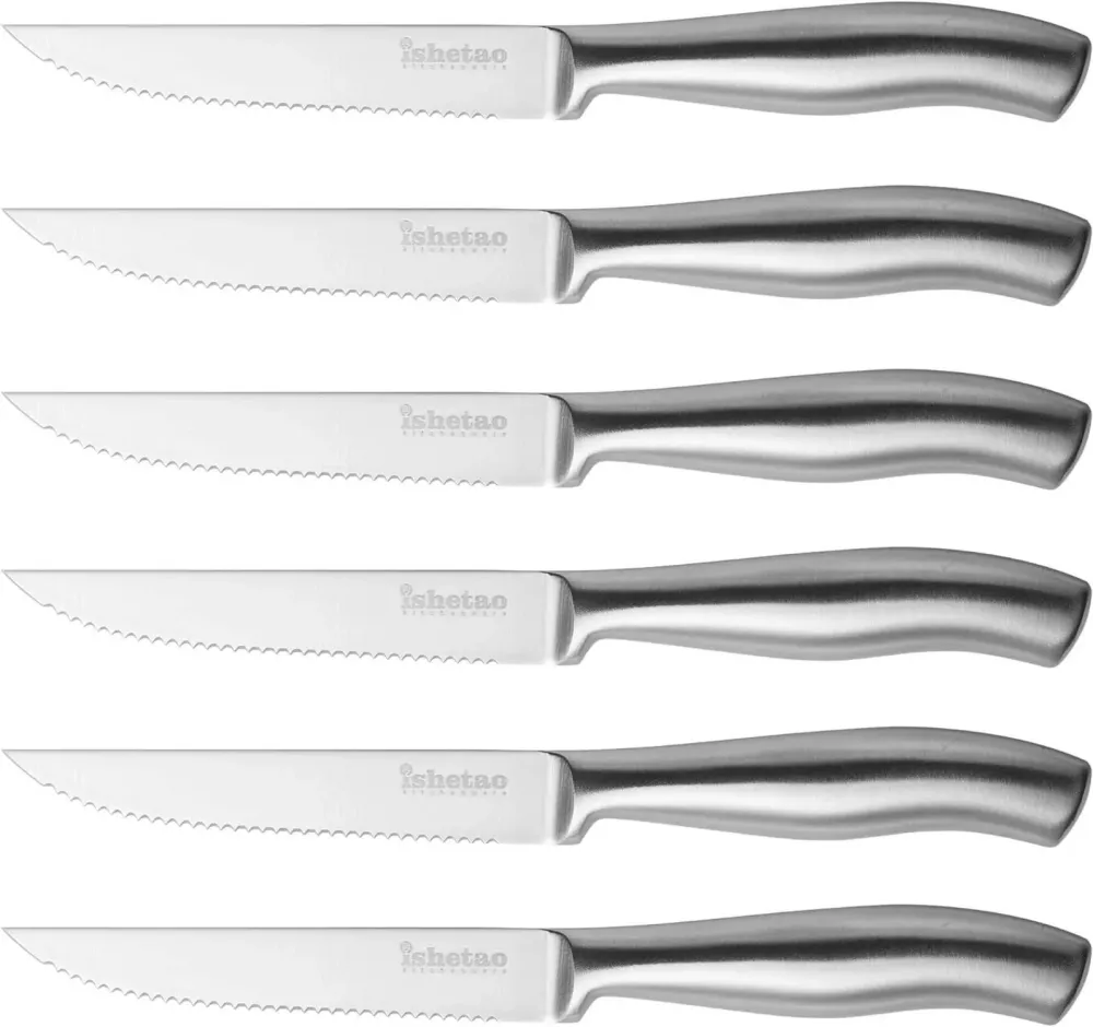 6-teiliges Steakmesser-Set, Extra scharfe