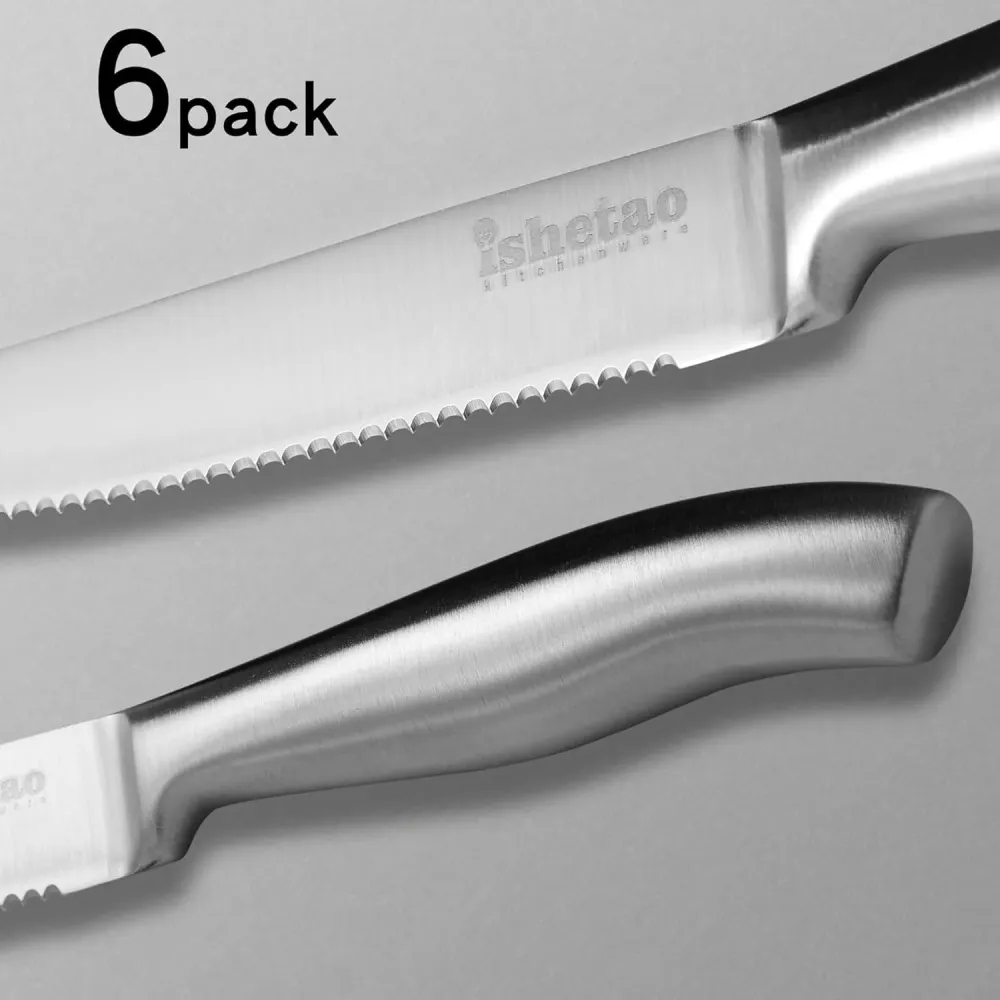 6-teiliges Steakmesser-Set, Extra scharfe