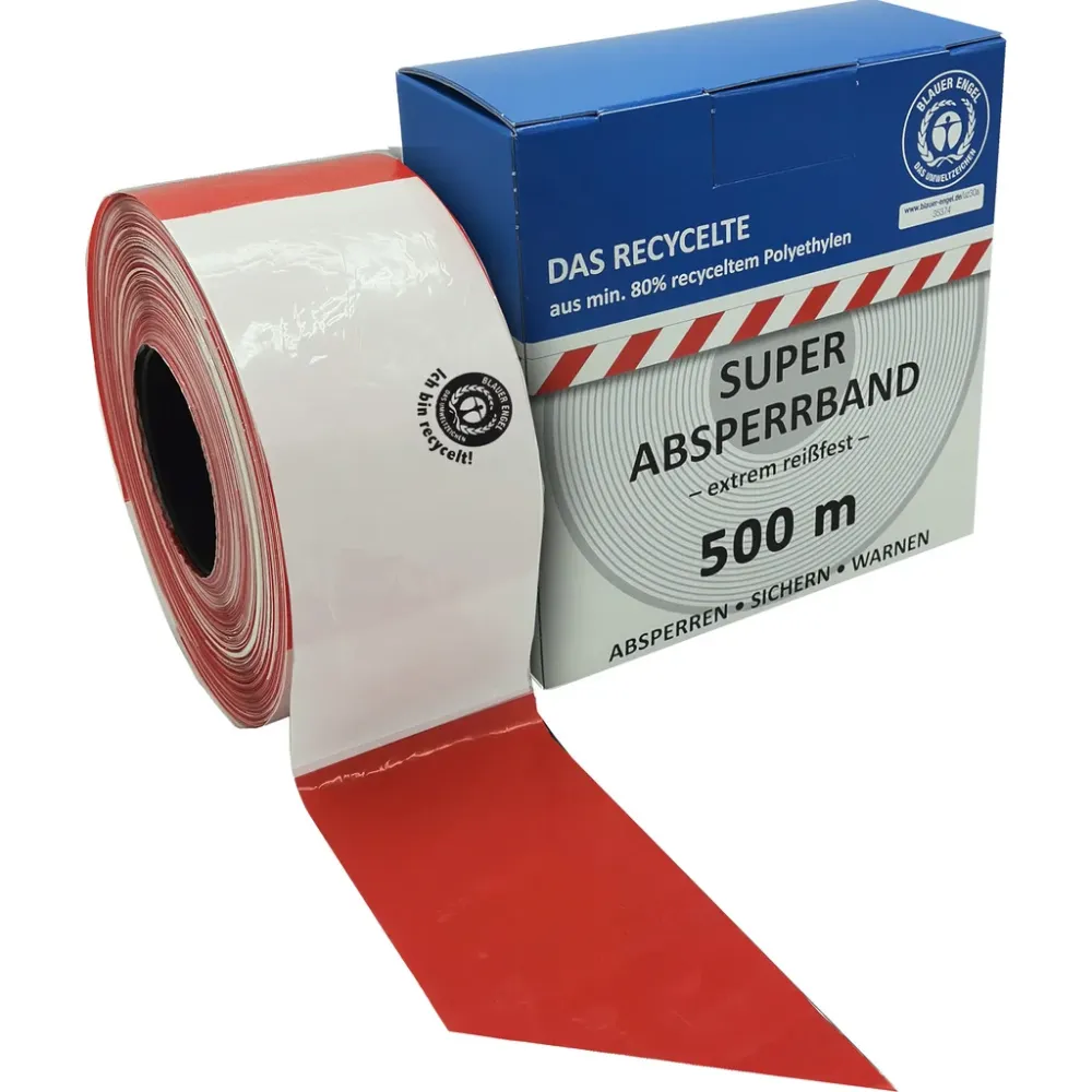 Absperrband "das Recycelte"