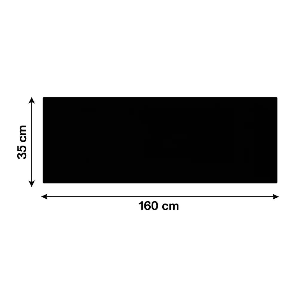 Afrikanischer Print Tischläufer - Tischdecke - Schwarz / Weiß Bogolan Muster