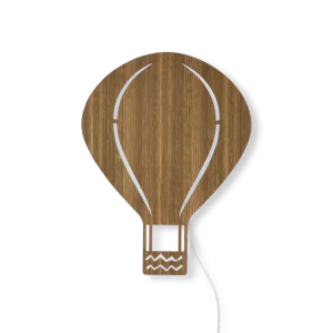 Air Balloon Lamp - Smoked Oak