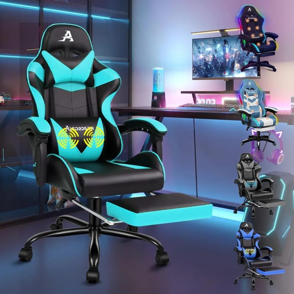 ALFORDSON Gaming-Stuhl | 150° Neigung | ergonomischer