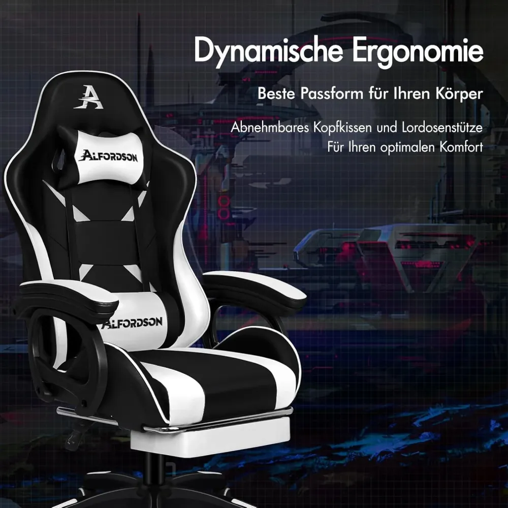 ALFORDSON Gaming-Stuhl mit Massage