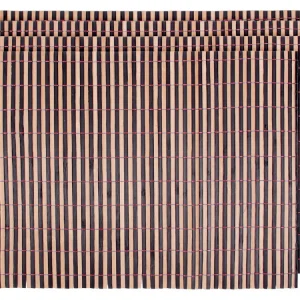 Alsino 4er Set Bambus Platzmatten 145098 schwarz braun Tischsets Platzsets Tischmatte Tischdeko Platzdeckchen 44cm x 28,5cm