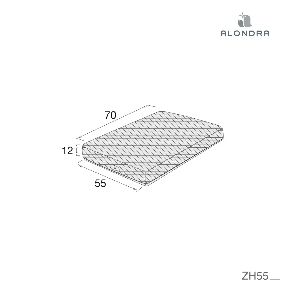Anti-Erstickungs-Matratze für BabyWiege 55x70 cm · Gravity+ ZH55-70