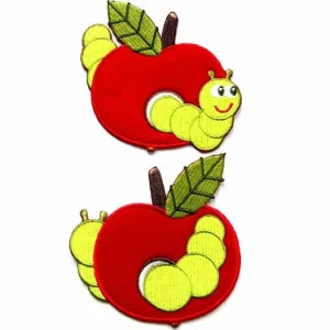 Apfel Vorder- und Rückseite