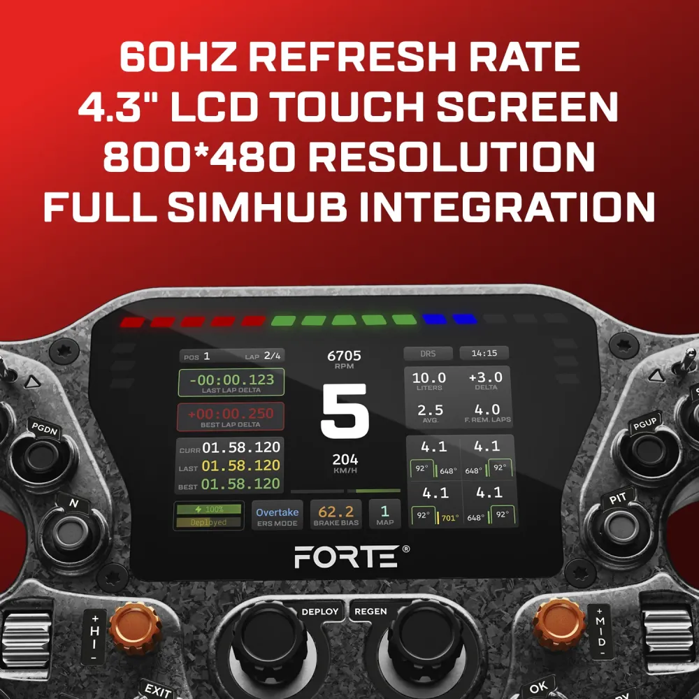 Asetek Forte Formula Pro Wheel Button Box