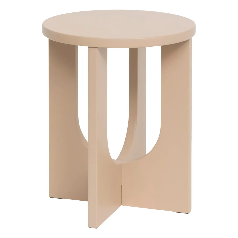 Atmosphena Side Table Bloom - Ø40xh51cm - Elfenbein