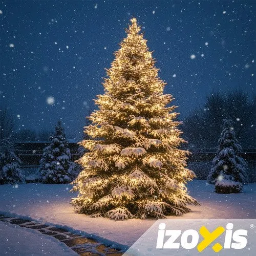 Außen Lichterkette 500 LED 35m warmweiß IP44 8 Modi Weihnachtsbeleuchtung 🎄