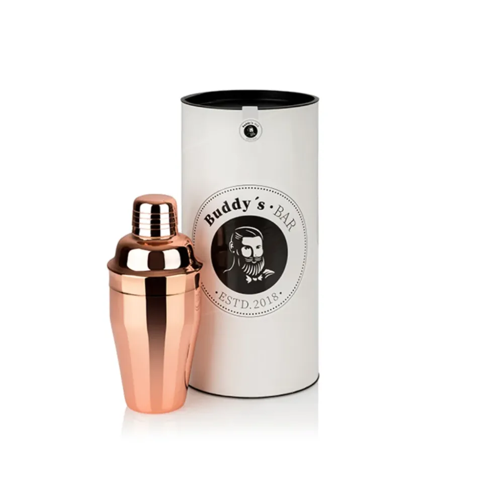 BAR-SHAKER „CLASSIC“ 0,5 LITER - Kupferoptik Poliert