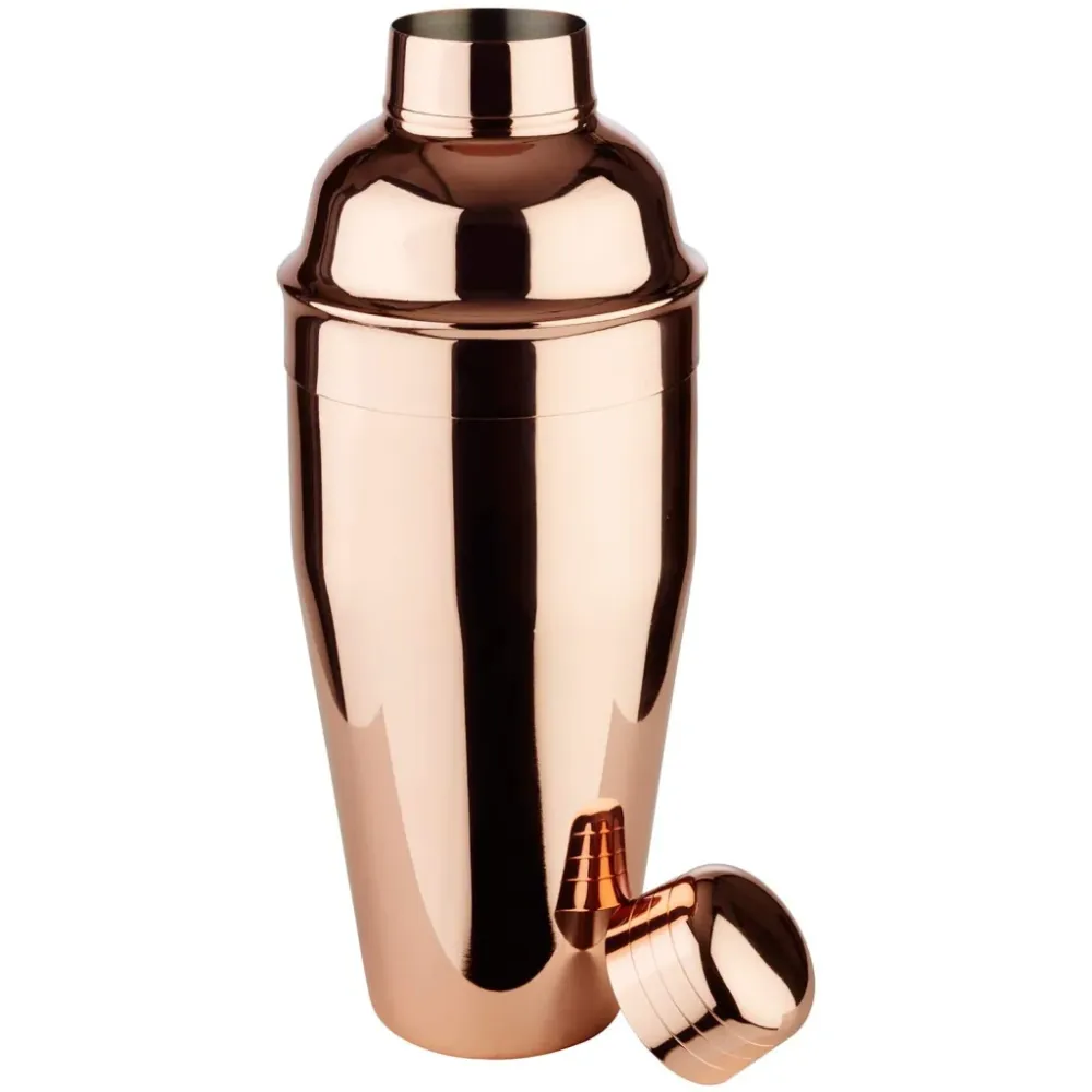 BAR-SHAKER „CLASSIC“ 0,5 LITER - Kupferoptik Poliert