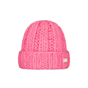 BARTS Hermitta Beanie – Große Damen Strickmütze Pink